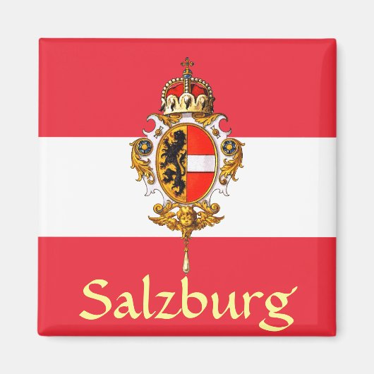 Salzburger Wappen Magnet (Vorne)
