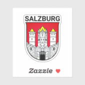 Salzburger Wappen - ÖSTERREICH Aufkleber (Blatt)