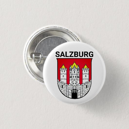 Salzburger Wappen - ÖSTERREICH Button (Vorne & Hinten)