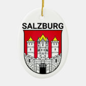 Salzburger Wappen - ÖSTERREICH Keramik Ornament (Vorne)