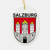Salzburger Wappen - ÖSTERREICH Keramik Ornament (Hinten)