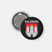 Salzburger Wappen - ÖSTERREICH Magnet (Vorderseite/Rückseite)