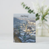 Salzburger Winter Postkarte (Stehend Vorderseite)