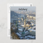 Salzburger Winter Postkarte (Vorne/Hinten)