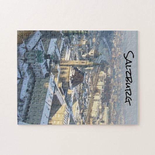 Salzburger Winterschnee Puzzle (Horizontal)