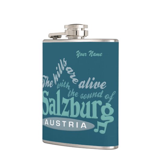 Salzburger Zierflasche Flachmann (Links)