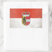 Salzburgerland Rechteckiger Aufkleber (Tasche)