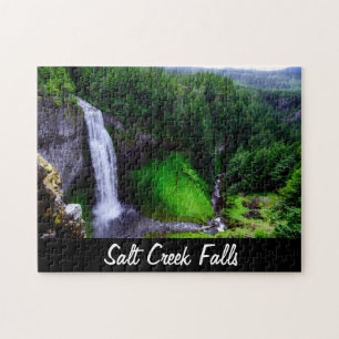 Salzcreek Falls Landschaftlich Puzzle