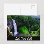 Salzcreek Falls, Oregon Postkarte (Vorne/Hinten)