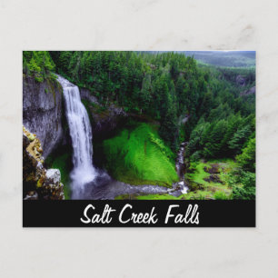 Salzcreek Falls, Oregon Postkarte