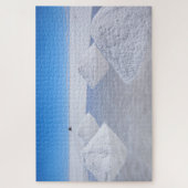 Salzebenen Salars de Uyuni mit Salzstapel Puzzle (Vertikal)