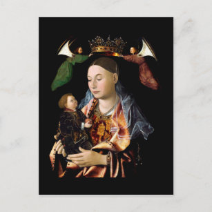 Salzen Madonna und Christliches Kind Postkarte