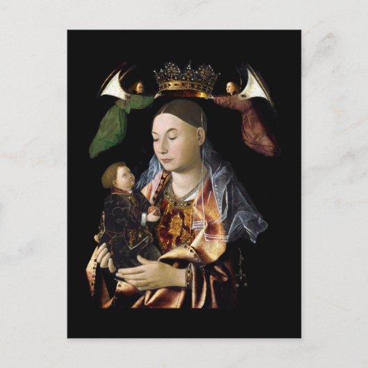 Salzen Madonna und Christliches Kind Postkarte (Vorderseite)