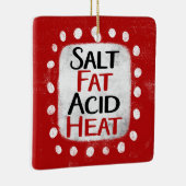 Salzfett-Säure-Heat-Ornament Keramikornament (Rechts)