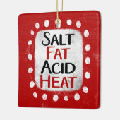 Salzfett-Säure-Heat-Ornament Keramikornament (Links)