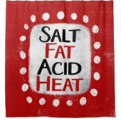 Salzfettfaser-Heizduschvorhang Duschvorhang (Vorderseite)