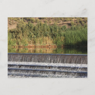 Salzflussabflusskanal Postkarte