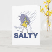 SALZIG KARTE (Gelbe Blume)