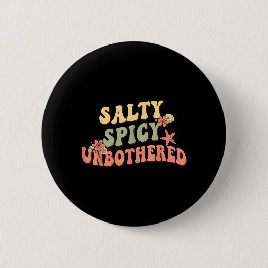 Salzig Scharf Unbekümmert Lustig Salztruppe Essen  Button (Vorderseite)