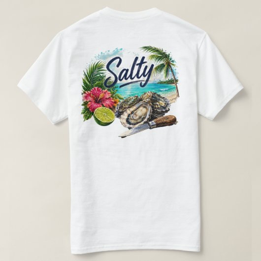 Salzig T-Shirt (Design Rückseite)