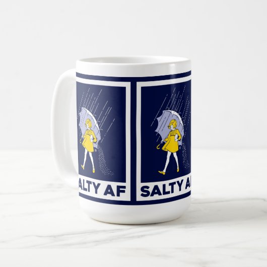 Salzige AF-Tasse Kaffeetasse (Vorderseite Links)