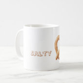 Salzige Brezel Kaffeetasse (Vorderseite Links)