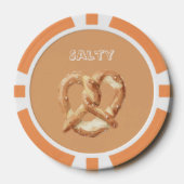 Salzige Brezel   Pokerchips (Vorderseite)