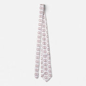 Salzige Drehung Pink Krawatte (Rückseite)