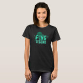 Salzige Fischerei-Legende T-Shirt (Vorne ganz)