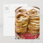 salzige gebackene Waren Postkarte (Vorne/Hinten)