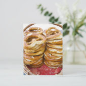 salzige gebackene Waren Postkarte (Stehend Vorderseite)