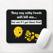 Salzige Imbisse Mousepad (Mit Mouse)
