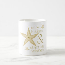 Salzige Küssestarfish-Wünsche Kaffeetasse