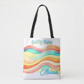 Salzige Mama Strand Sommer Stil Tasche (Vorderseite)