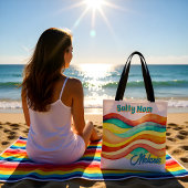 Salzige Mama Strand Sommer Stil Tasche