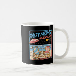 Salzige Mütter Strandclub Sommerurlaub Ferien Kaffeetasse