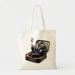 Salzige Sardinen-Mob-Boss-Don-Fisch-Gang-Vibes Tragetasche