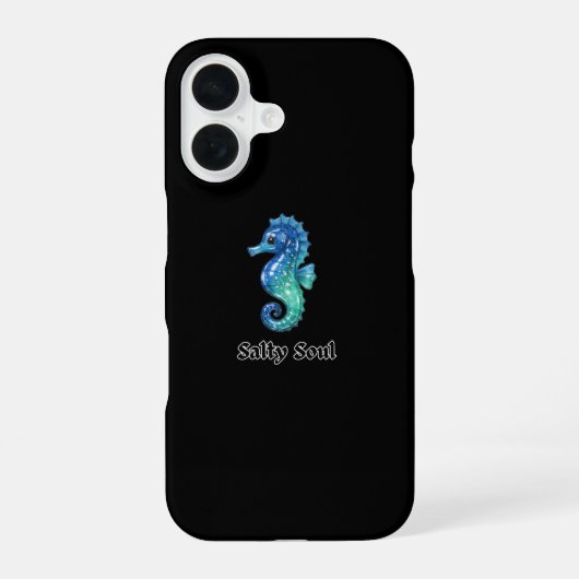 Salzige Seele iPhone 16 Hülle (Rückseite)