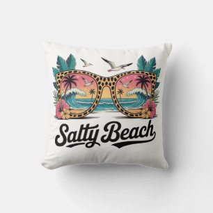 Salzige Strandbrille Kissen