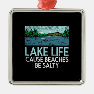 Salzige Strandseen des Seebens Ornament Aus Metall
