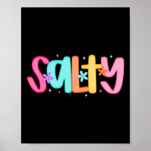 Salziger Hawaii-Strand Sonnenschein Muscheln Lusti Poster