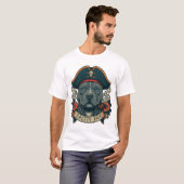 Salziger Hund Pitbull T-Shirt (Vorne ganz)