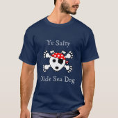 Salziger Olde Seehund T-Shirt (Vorderseite)