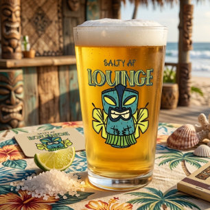 Salziges AF Tiki-Lounge Glas