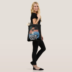 Salziges Gefühl Strand Sommerurlaub 70er Tasche
