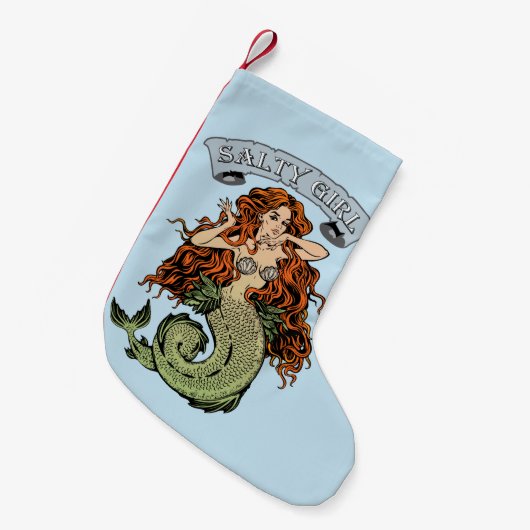 Salziges Mädchen Kleiner Weihnachtsstrumpf (Vorderansicht (hängend))