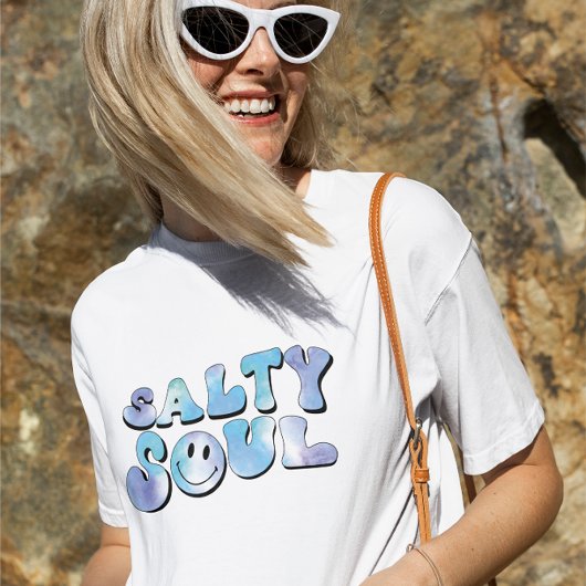 Salziges Soul, Beach Shirts, Sommerurlaub T-Shirt