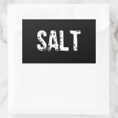 Salzkostüm - Salz und Pfefferkostüm Rechteckiger Aufkleber (Tasche)
