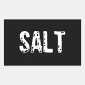 Salzkostüm - Salz und Pfefferkostüm Rechteckiger Aufkleber (Vorderseite)