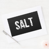 Salzkostüm - Salz und Pfefferkostüm Rechteckiger Aufkleber (Umschlag)